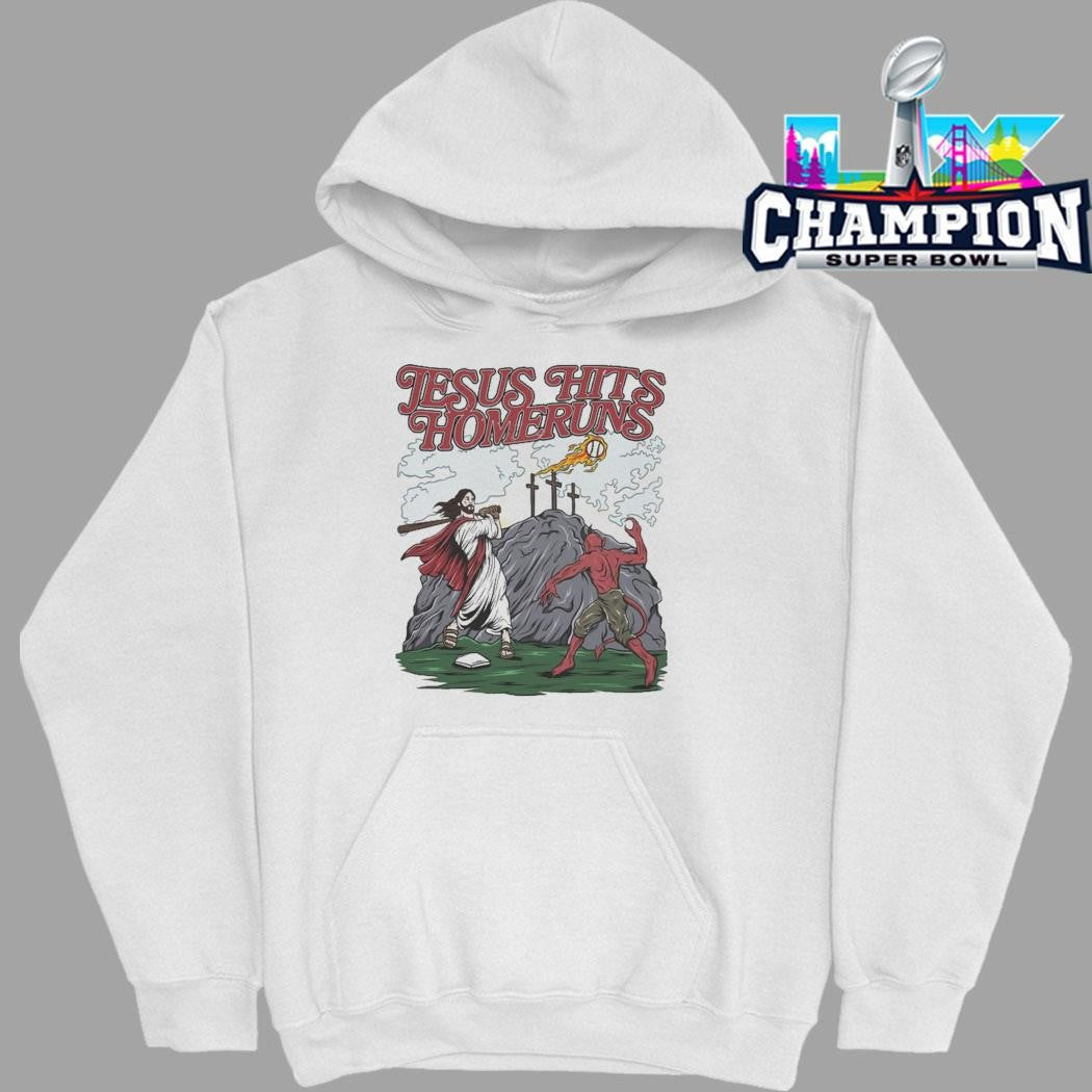 God Vs Devil Jesus Hits Homeruns Shirt