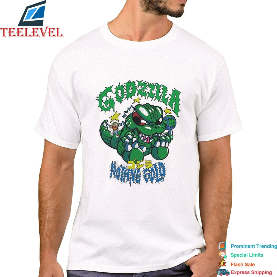 Godzilla X Nothing Gold Engee Pop Up Cartoon T-shirts