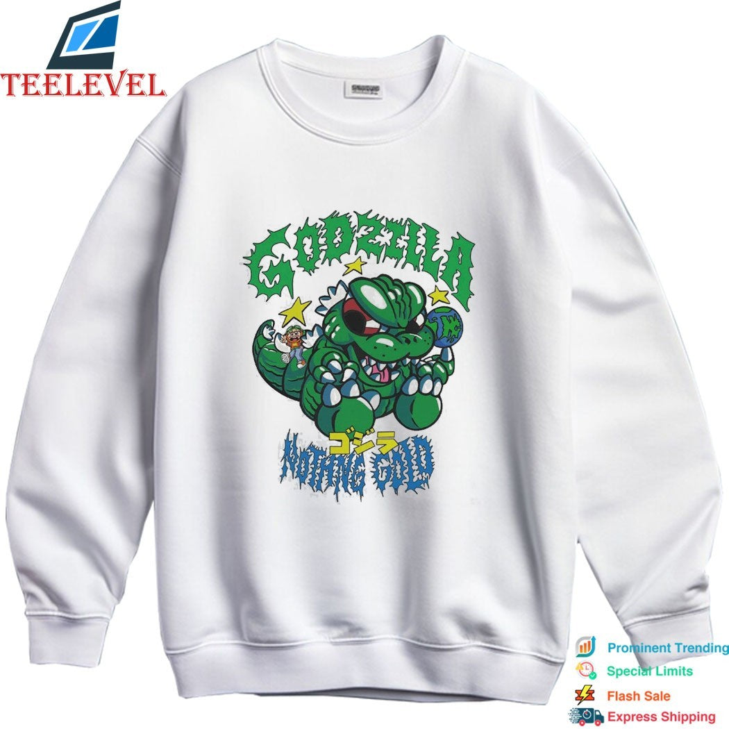 Godzilla X Nothing Gold Engee Pop Up Cartoon T-shirts