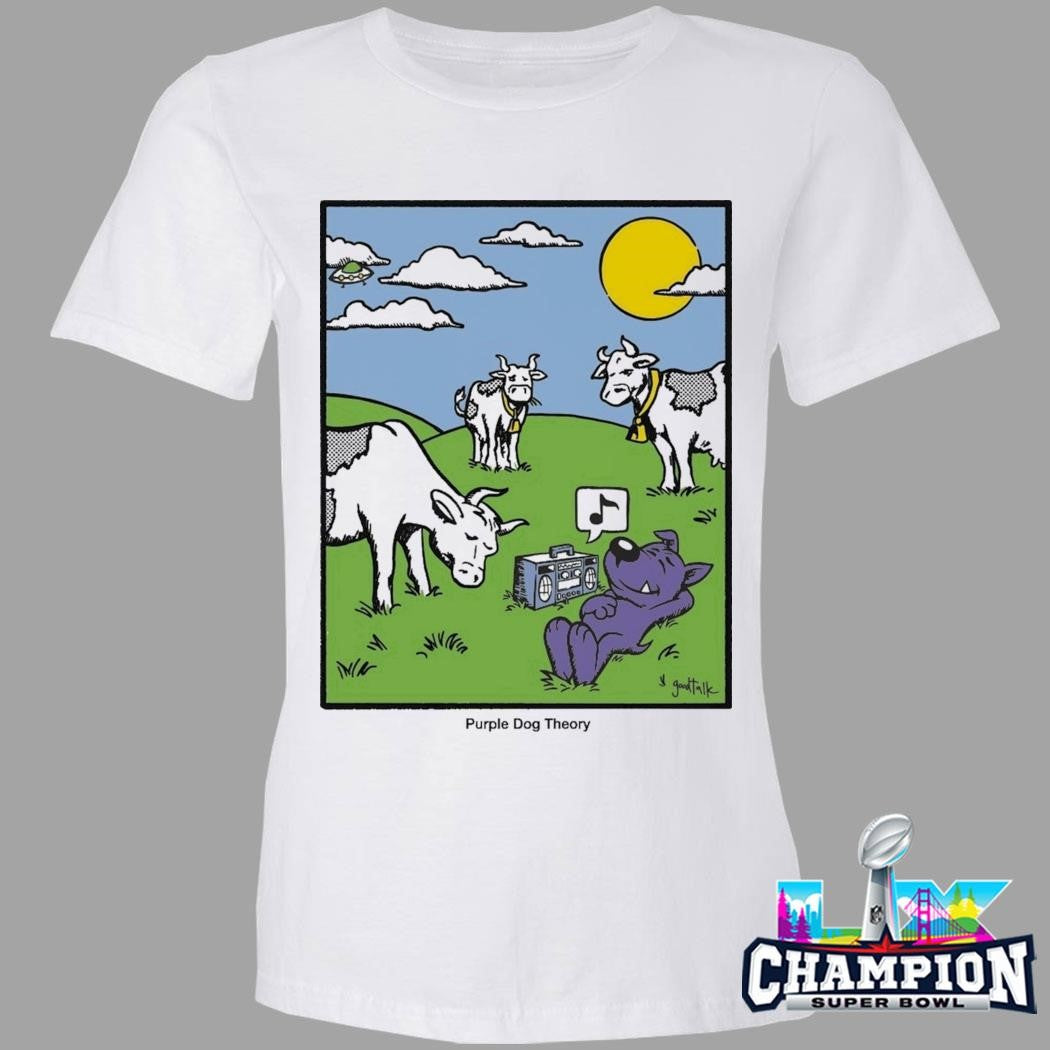 Goodtalk Purple Dog Theory Shirt