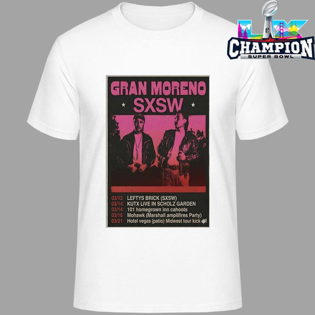 Gran Moreno Mar 2026 Tour Shirt