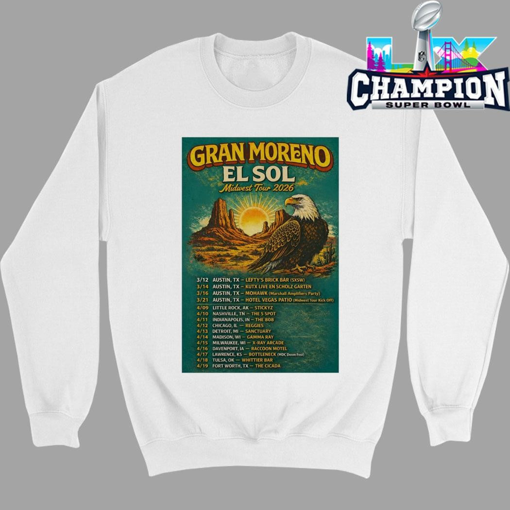 Gran Moreno Tour Midwest 2026 Shirt