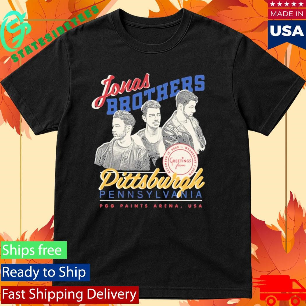 Greetings From Your Hometown Pittsburgh, PA Jonas Brothers Nov 12 2025 Shirt