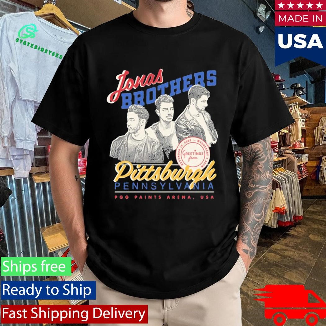 Greetings From Your Hometown Pittsburgh, PA Jonas Brothers Nov 12 2025 Shirt