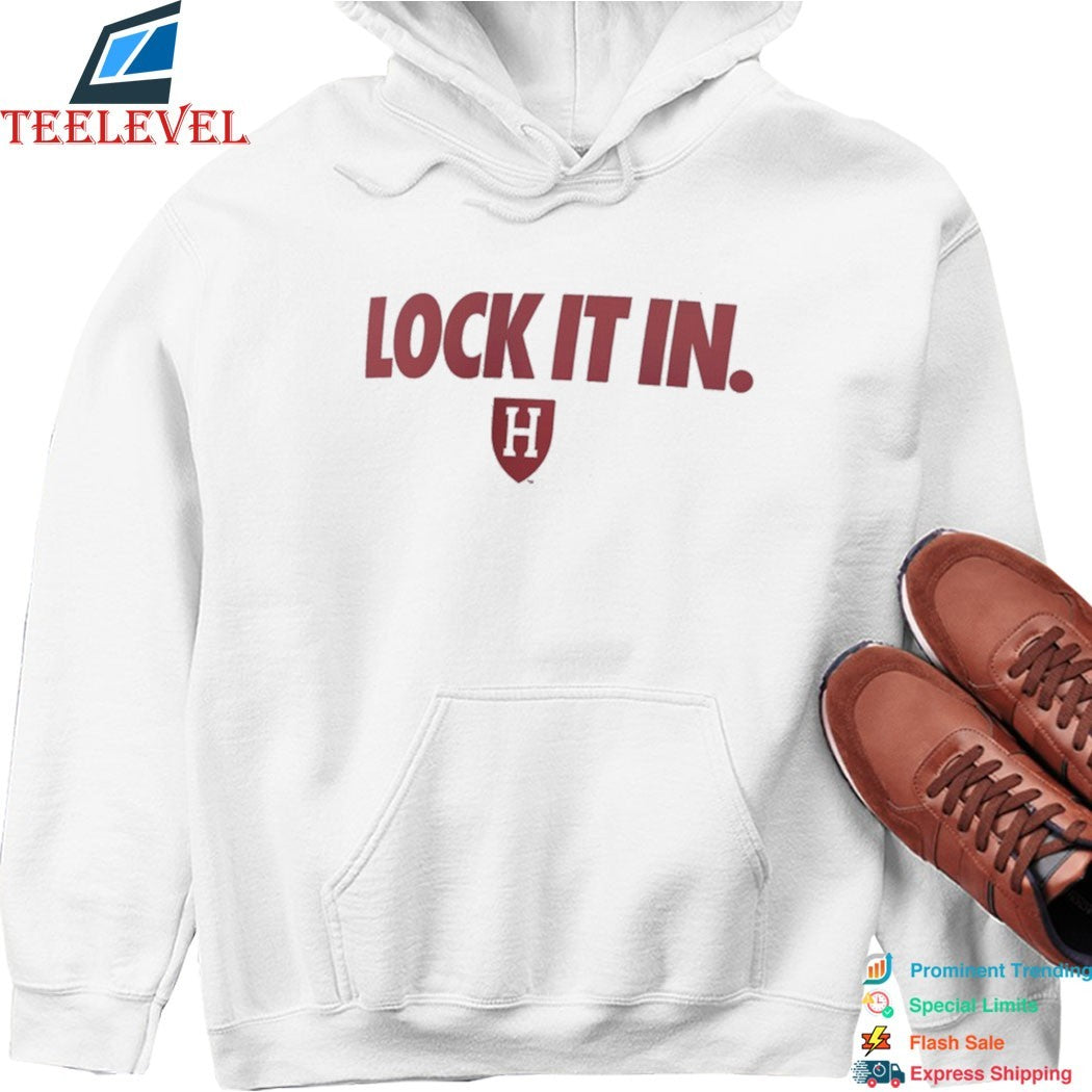 Harvard Crimson Lock It In  T-Shirts