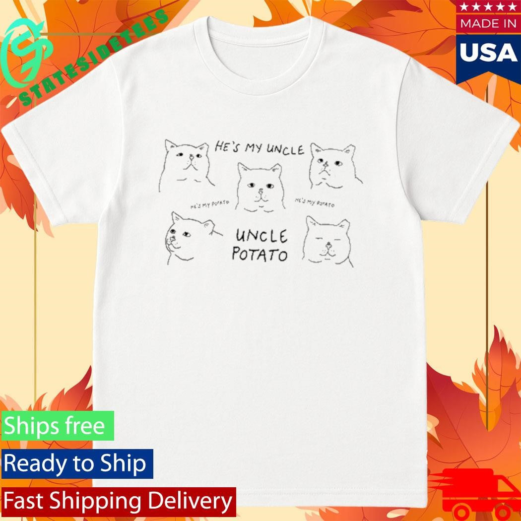 He’s My Uncle Potato Poets Square Cats Shirt