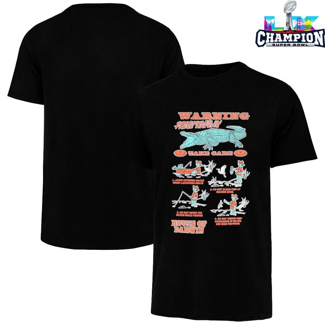 House Of Darwin Take Care Crocodiles In There Waters T-shirts