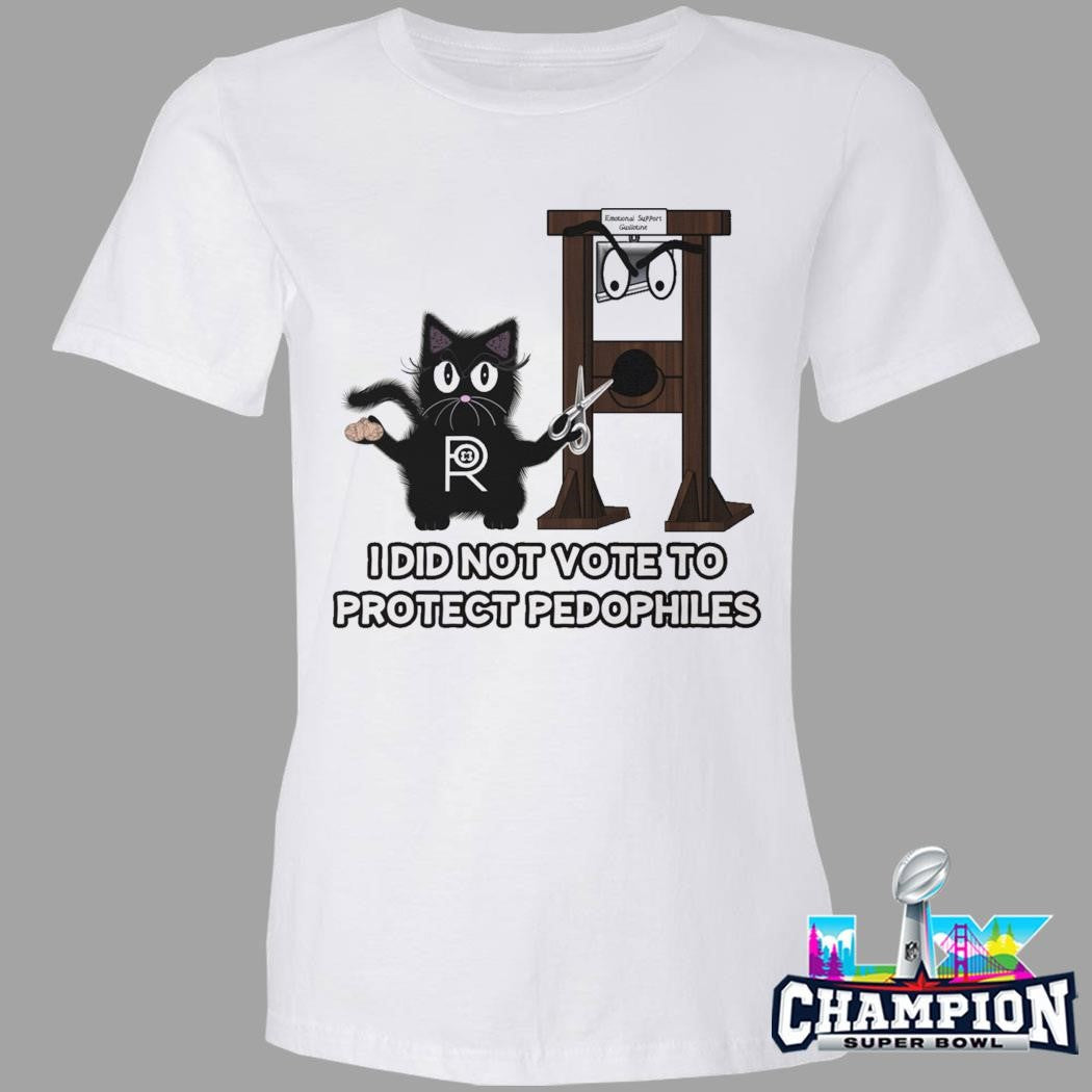 I Did Not Vote To Protect Pedophiles Shirt