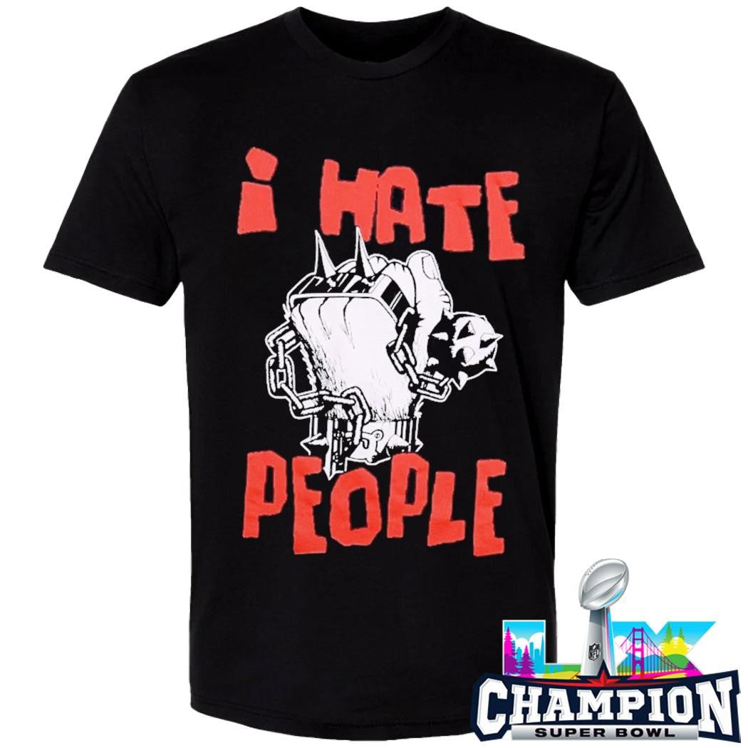 I Hate People And They Hate Me Anti-nowhere League Shirt