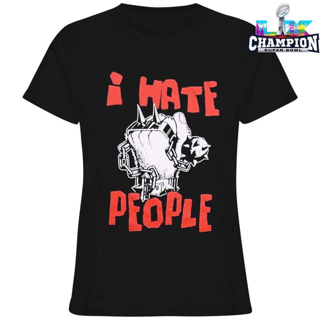 I Hate People And They Hate Me Anti-nowhere League Shirt