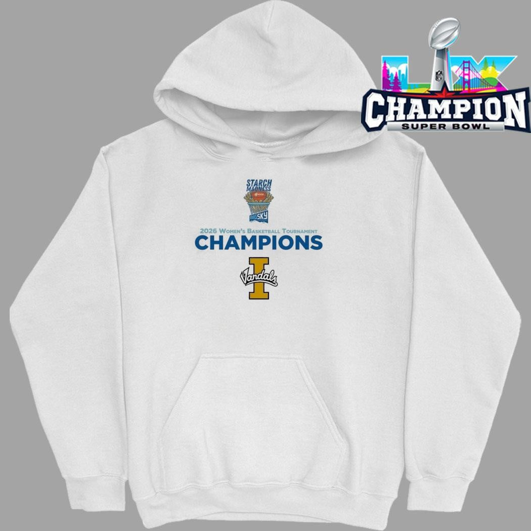 Idaho Vandals Champions 2026 Women’s Basketball Big Sky Tournament Shirt
