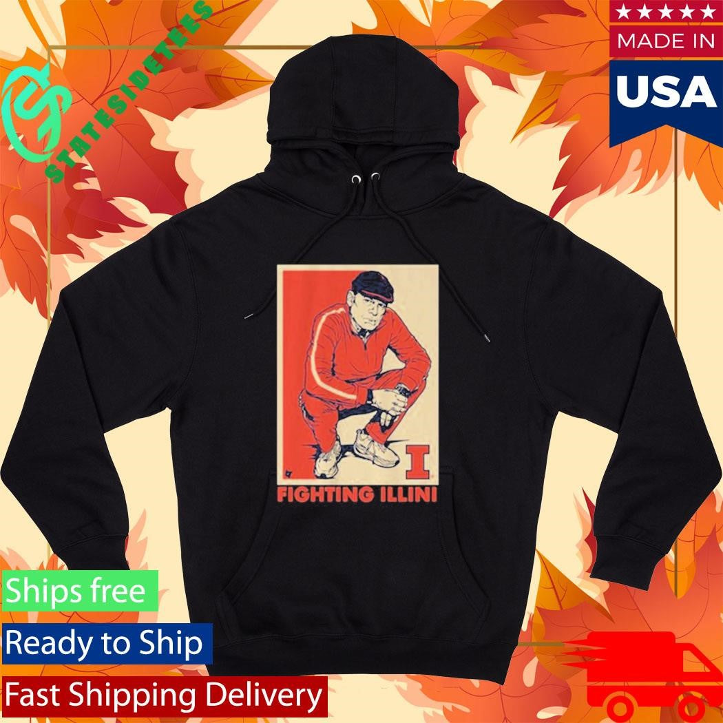 Illinois Basketball Track Suit Coach Underwood Shirt
