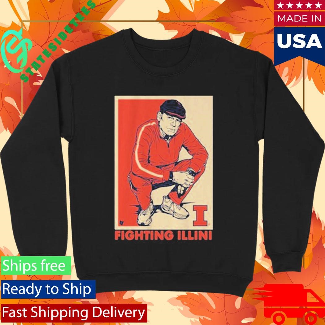 Illinois Basketball Track Suit Coach Underwood Shirt