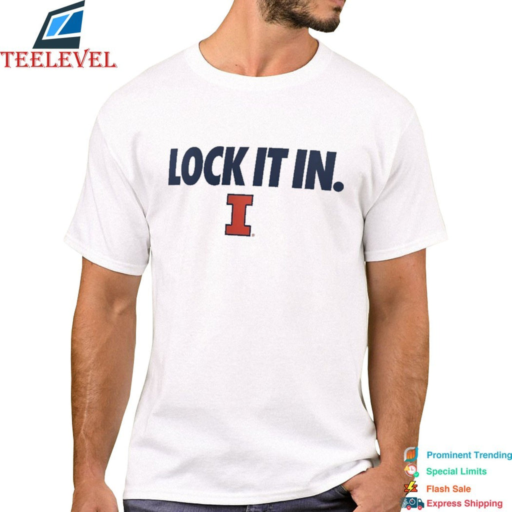 Illinois Fighting Illini Lock It In  T-Shirts
