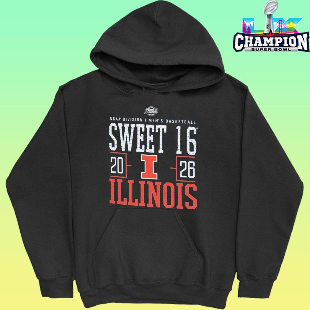 Illinois Men’s Basketball 2026 Sweet 16 Men’s Basketball March Madness Shirt