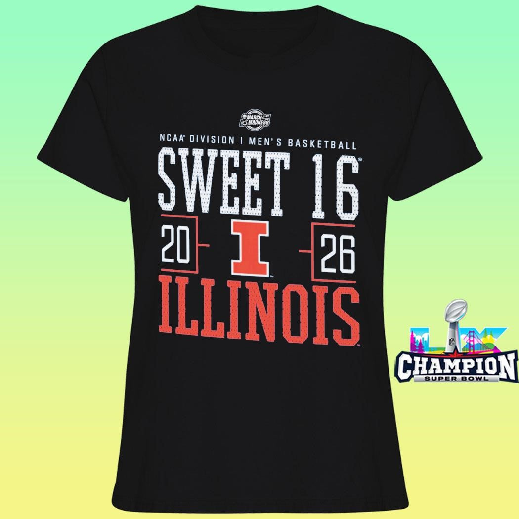 Illinois Men’s Basketball 2026 Sweet 16 Men’s Basketball March Madness Shirt