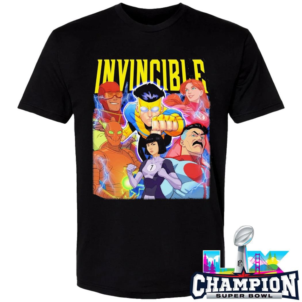Invincible With All Comics And Characters Shirt