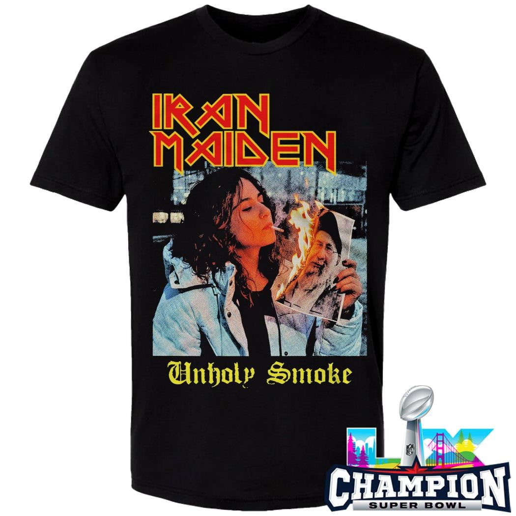 Iran Maiden Unholy Smoke Shirt