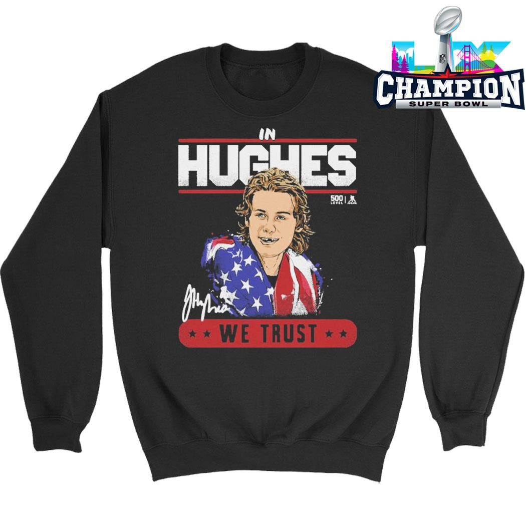 Jack Hughes New Jersey Usa Trust Shirt