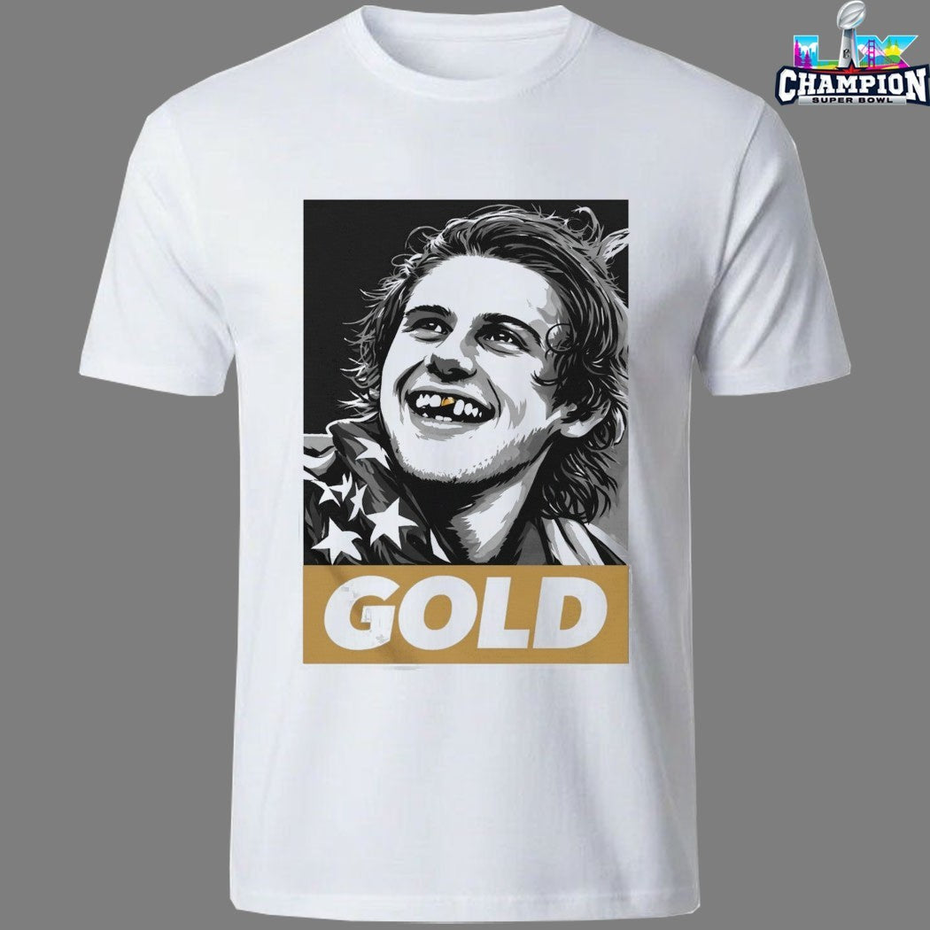 Jack Hughes Olympic Legend Golden Toothless T-Shirts
