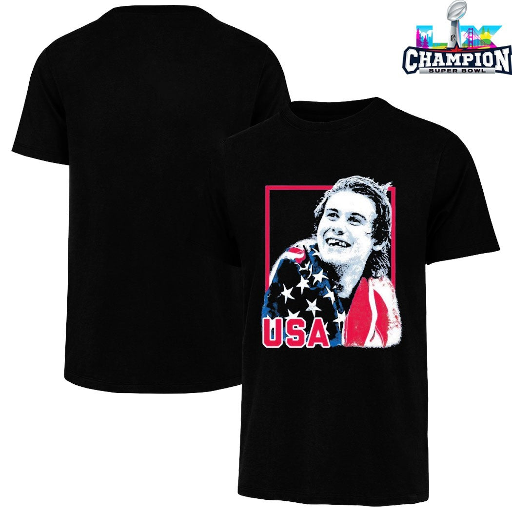 Jack Hughes USA Hockey Men’s Olympic World Champions 2026 T-shirts