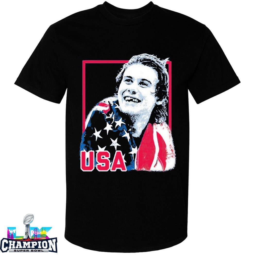 Jack Hughes USA Hockey Men’s Olympic World Champions 2026 T-shirts