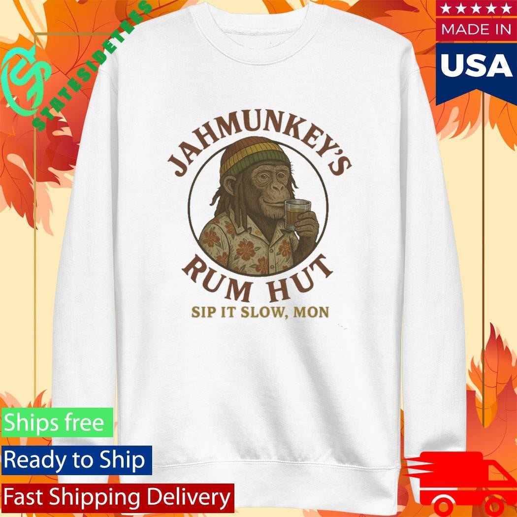 Jahmunkey’s Rum Hut Logo Shirt