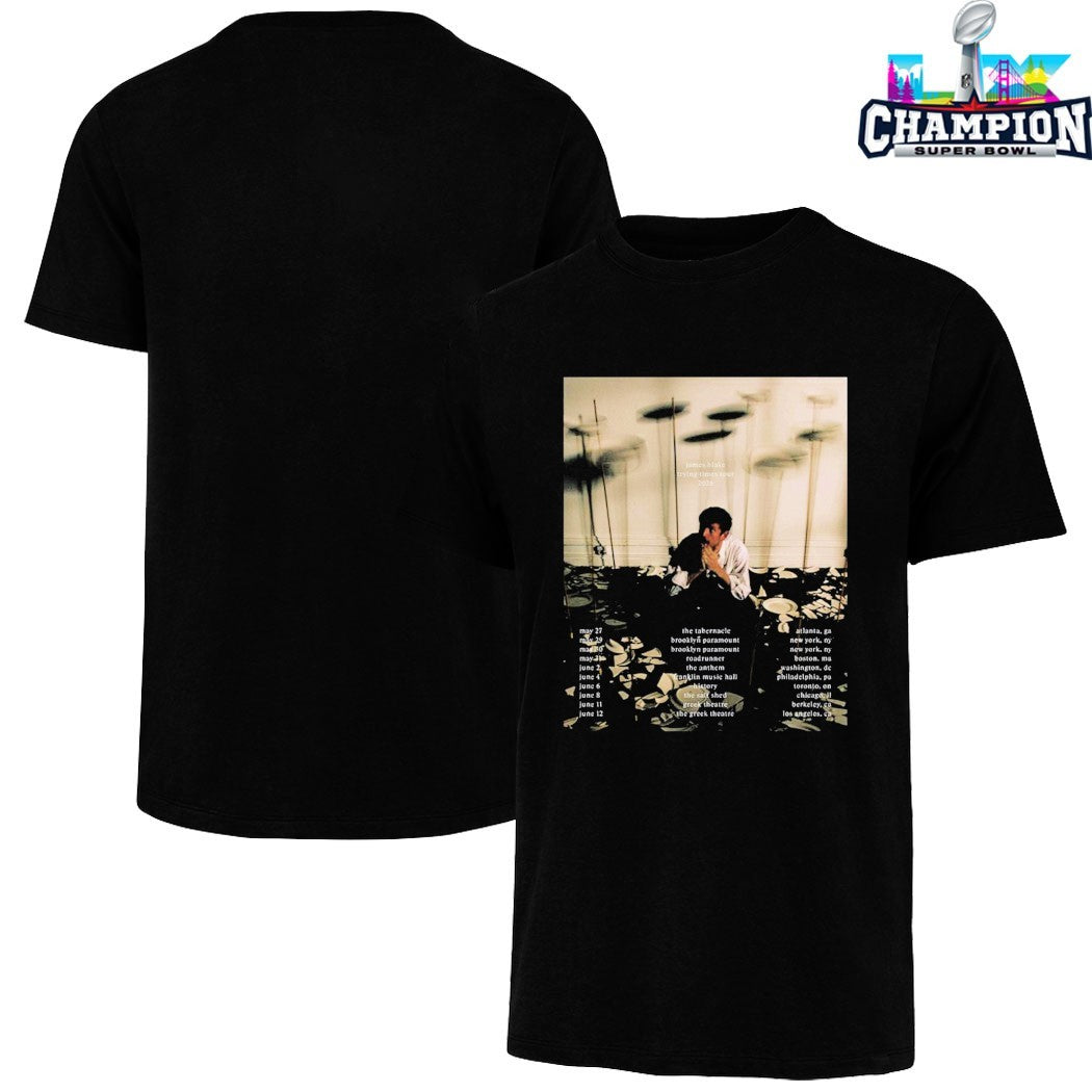 James Blake Trying Times Tour 2026 Dates T-shirts