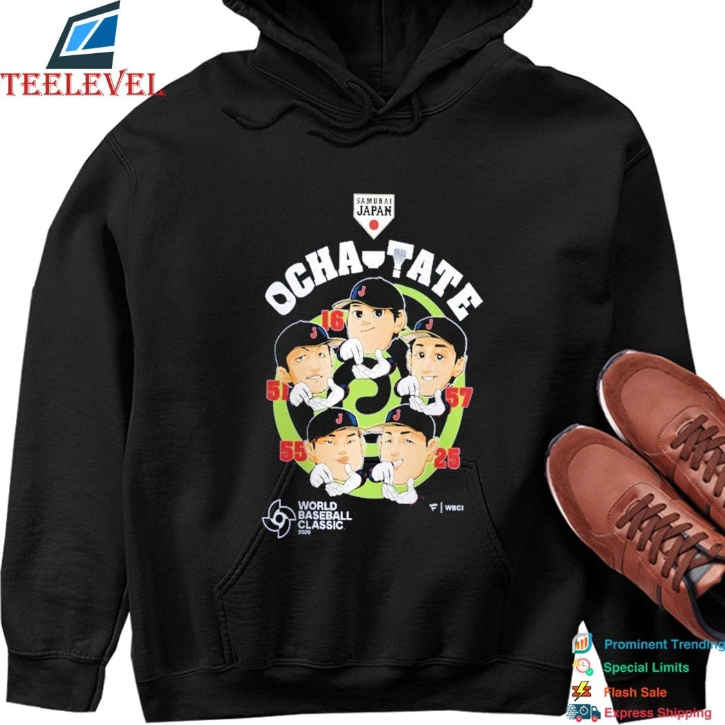 Japan Baseball 2026 World Baseball Classic Ocha Tate Shirts