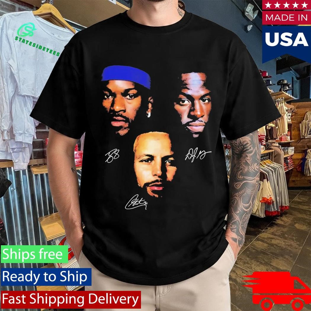 Jimmy Butler Draymond Green &amp; Stephen Curry Signature Shirt