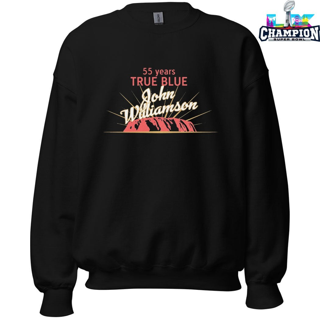 John Williamson 55 Years Of True Blue T-Shirts