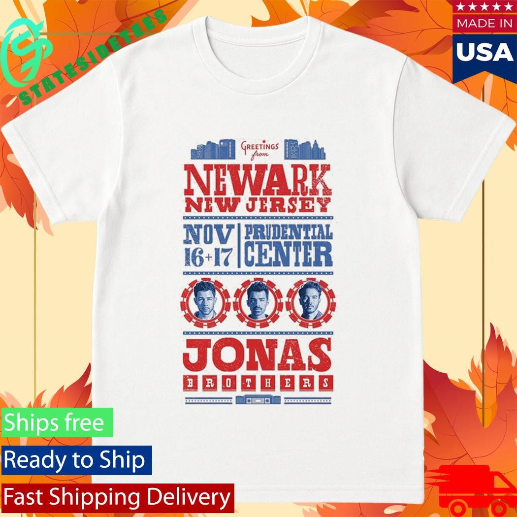 Jonas Brothers Greetings From Your Hometown Newark Nj Shirt