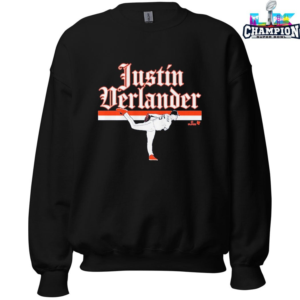 Justin Verlander Detroit Tigers Ace Pose T-shirts