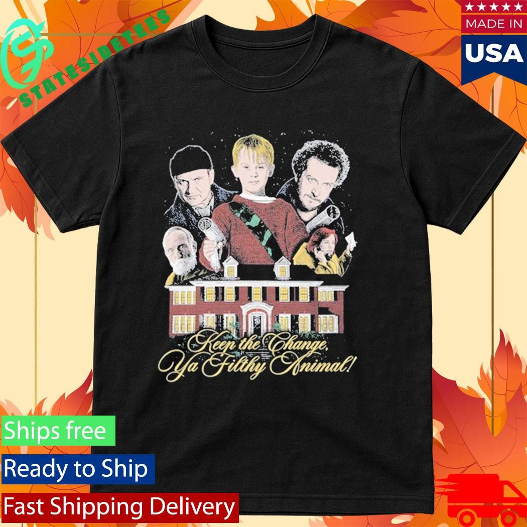 Keep The Change Ya Filthy Animal 2025 Black Shirt