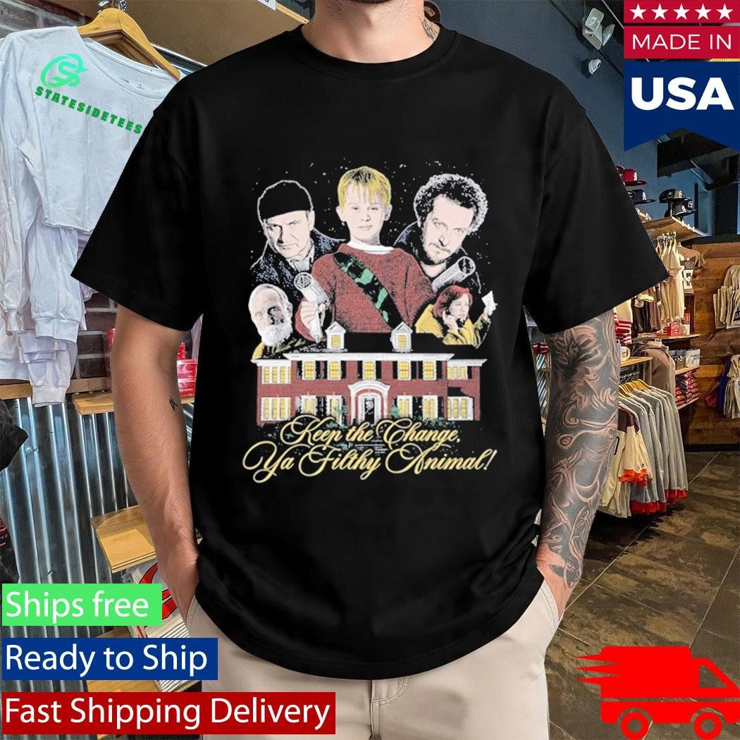 Keep The Change Ya Filthy Animal 2025 Black Shirt