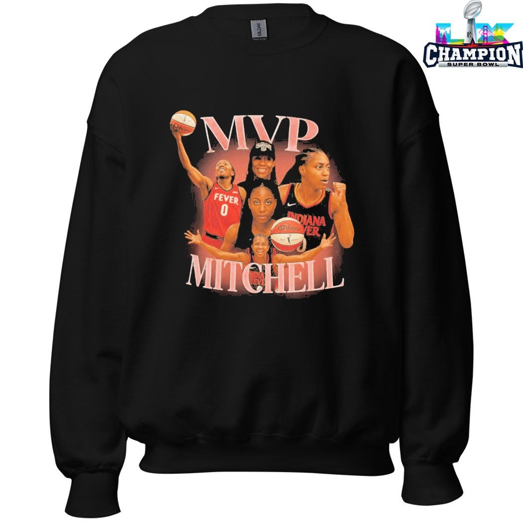 Kelsey Mitchell Indiana Fever MVP Mitchell WNBA T-shirts