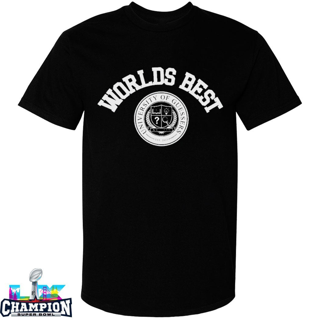 Kevin Langue University Of Guessers World Best T-shirts