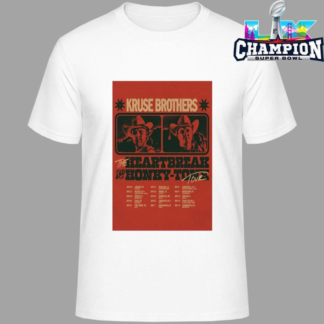 Kruse Brothers Spring 2026 Tour Shirt