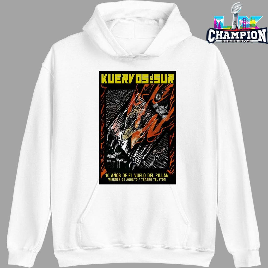 Kuervos Del Sur Aug 21 2026 Teatro Teleton Santiago Chile Shirt