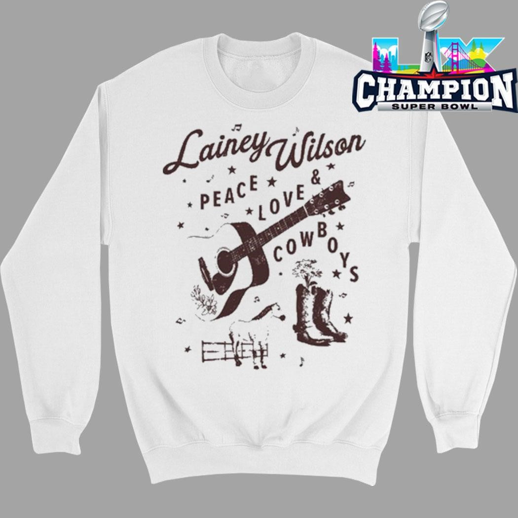 Lainey Wilson Peace Love Cowboys Shirt