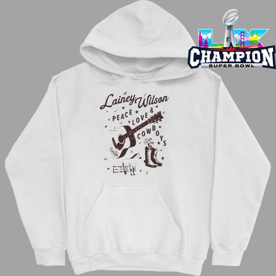 Lainey Wilson Peace Love Cowboys Shirt
