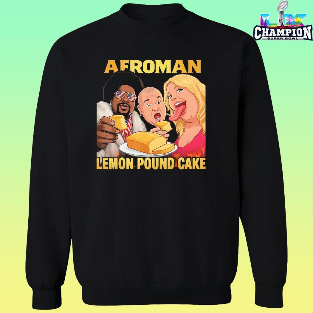 Lemon Pound Cake Afroman Lemon Pound Cake Shirt