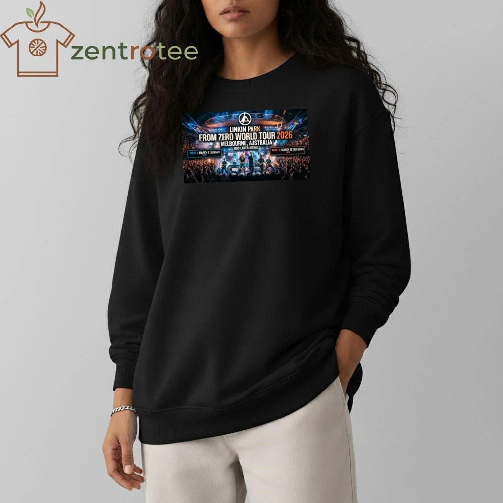 Linkin Park Melbourne Residency 2026 A Two Night Sonic Revolution at Rod Laver Arena tee