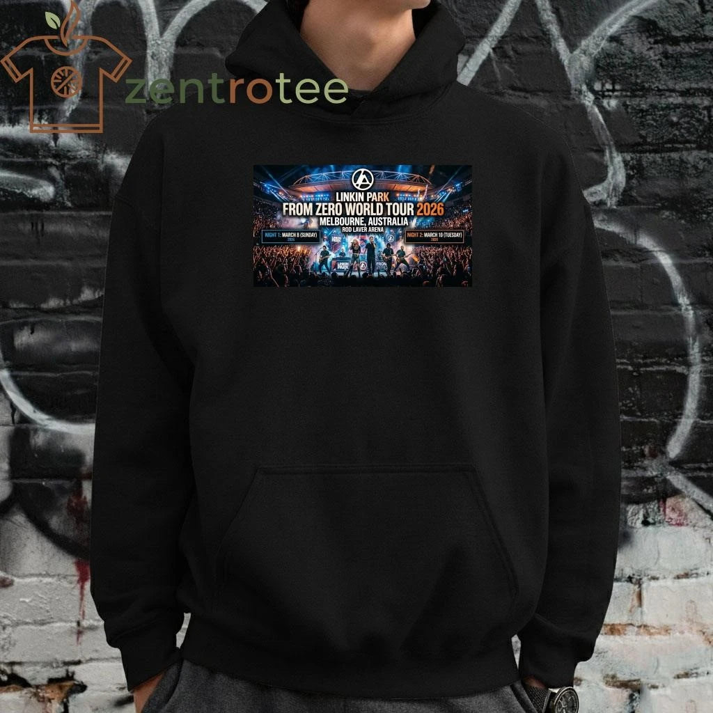 Linkin Park Melbourne Residency 2026 A Two Night Sonic Revolution at Rod Laver Arena tee