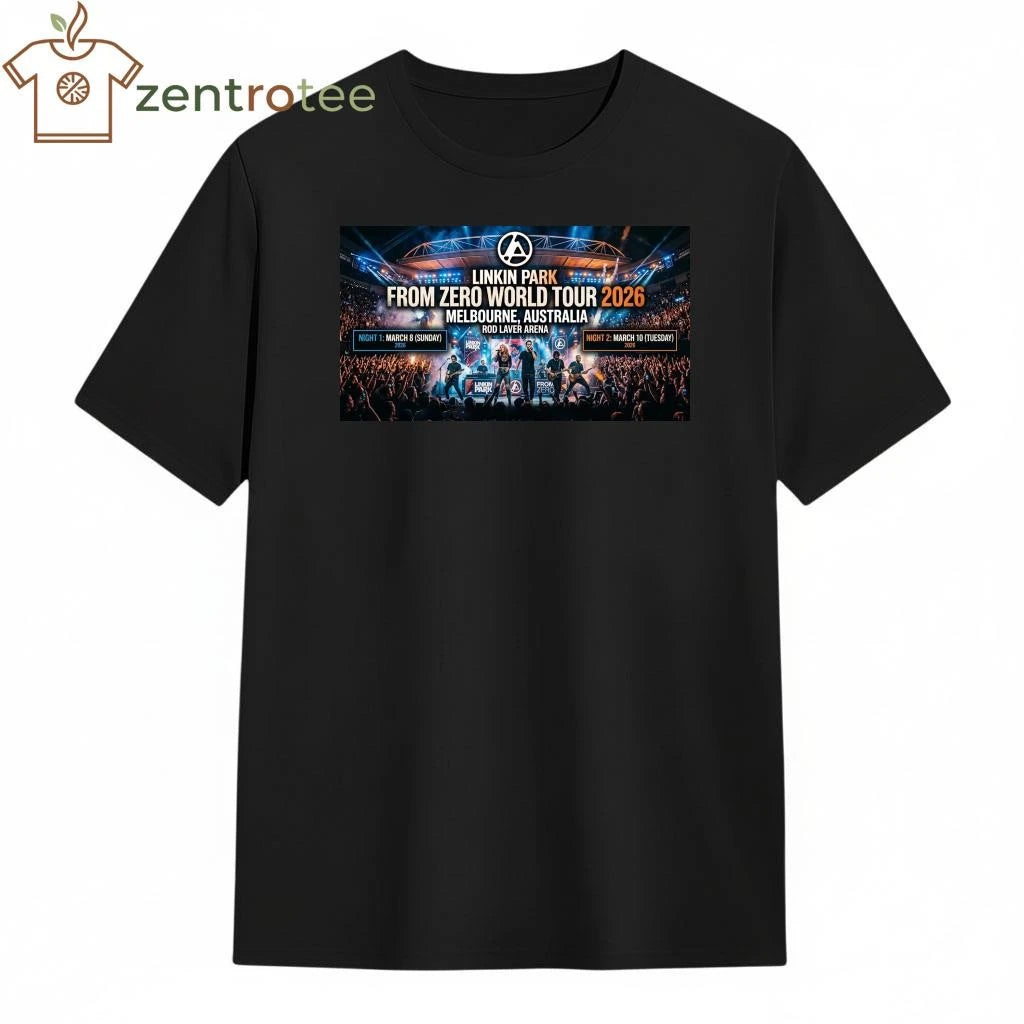 Linkin Park Melbourne Residency 2026 A Two Night Sonic Revolution at Rod Laver Arena tee