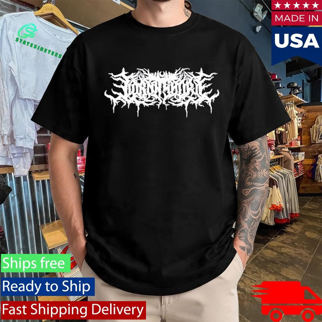Lorna Shore White Logo Puff Shirt