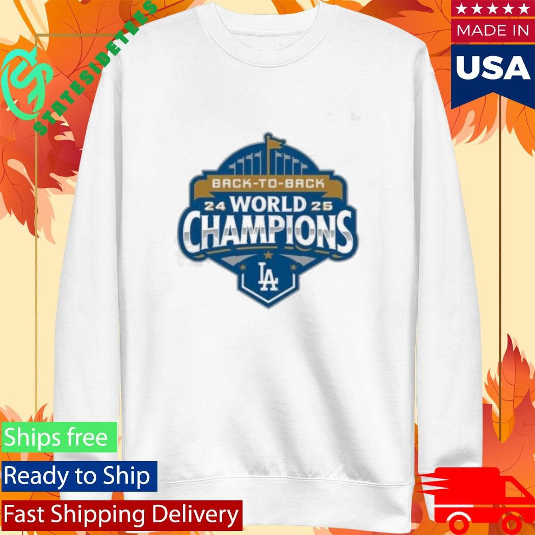 Los Angeles Dodgers Defeat Toronto Blue Jays 2025 Back To Back World Champions Logo Shirt