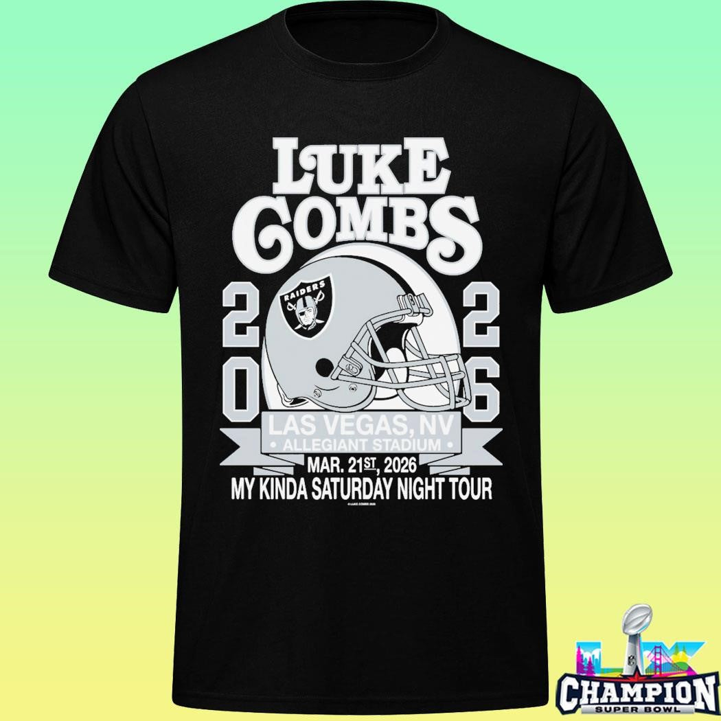 Luke Combs Exclusive Raiders Las Vegas Show Shirt
