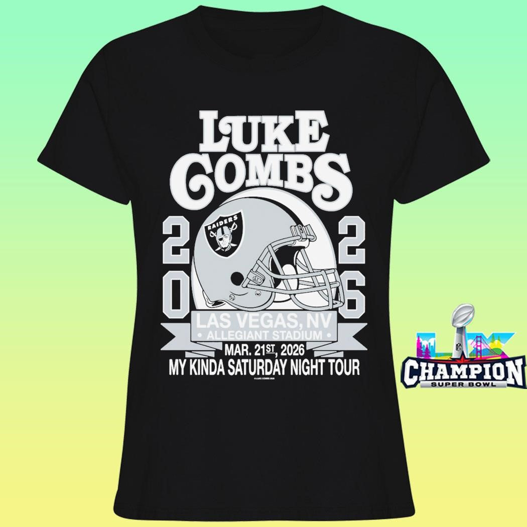 Luke Combs Exclusive Raiders Las Vegas Show Shirt