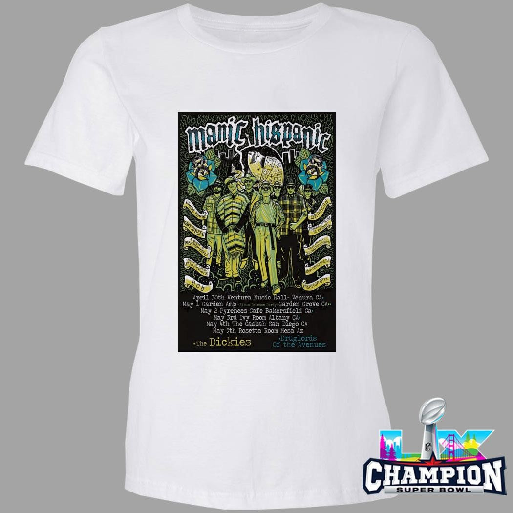 Manic Hispanic 2026 American Tour Shirt